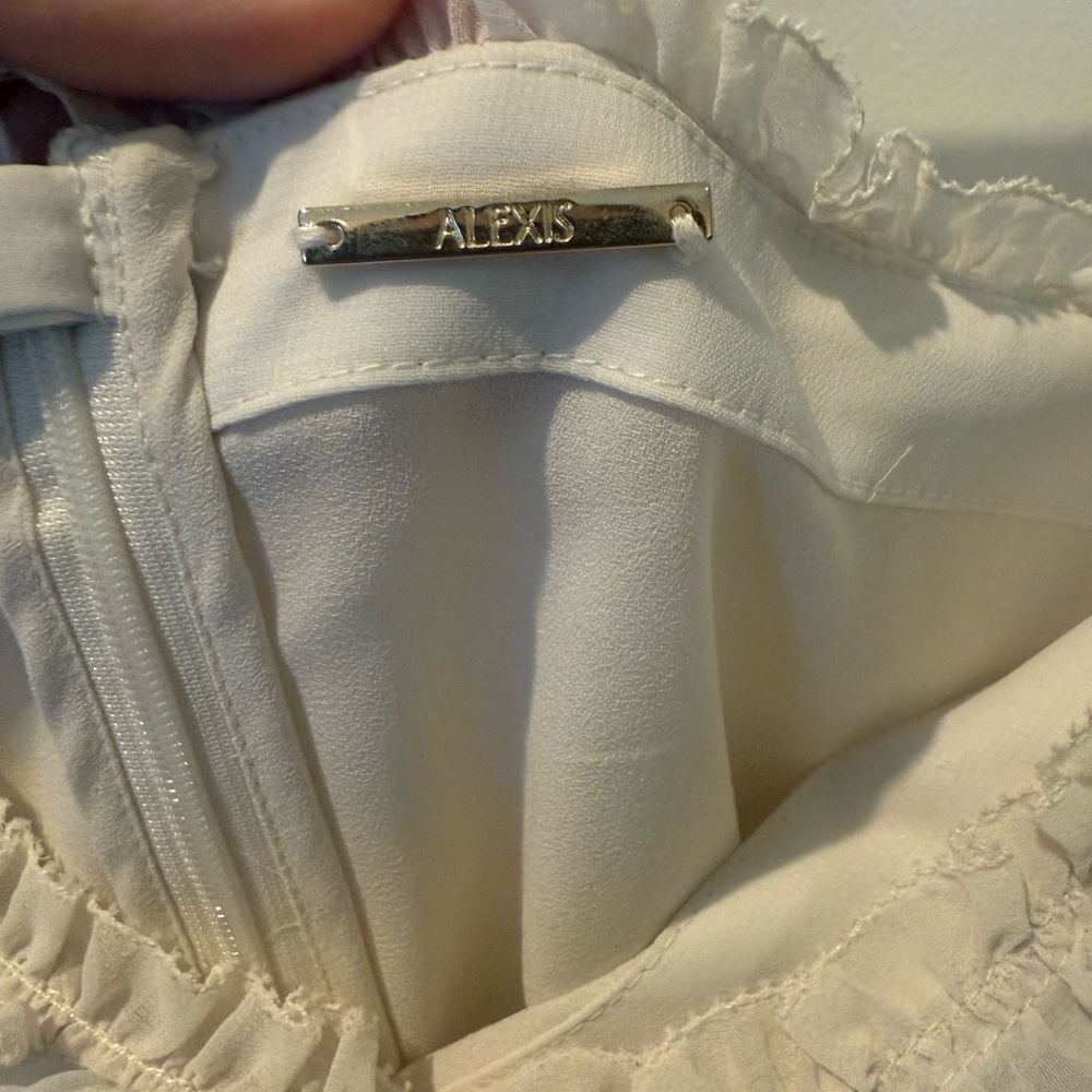 Alexis Ivory Ruffled Dress - Picture 7 of 12